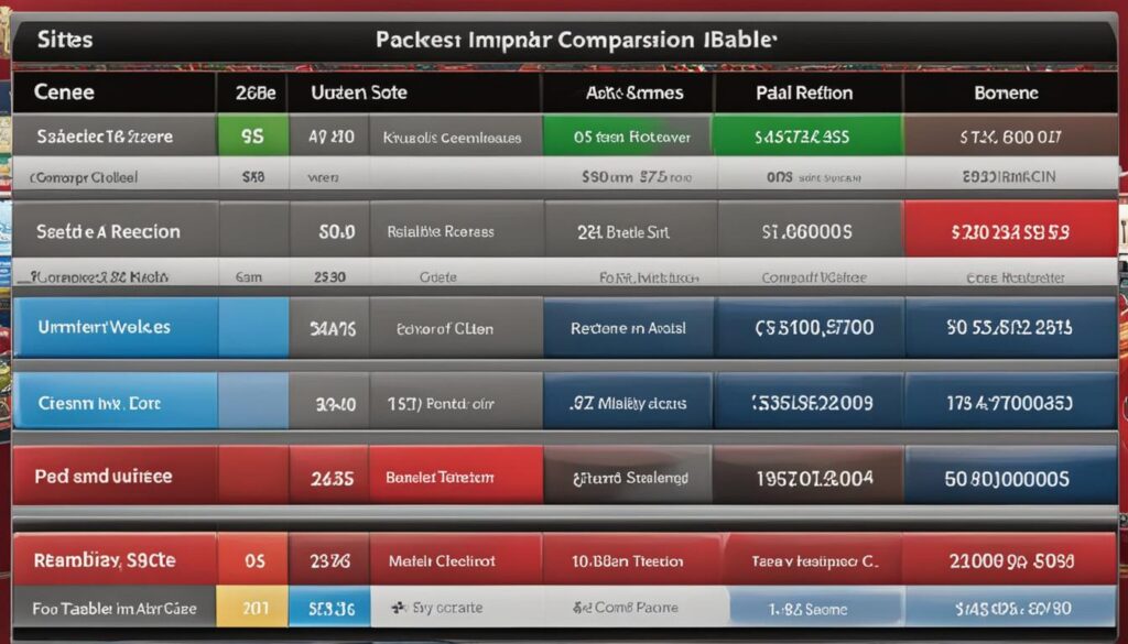 Poker siteleri karşılaştırmalı tablo