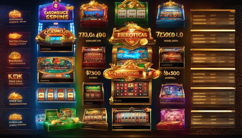 Casino Bonusları ve Promosyonları Karşılaştırma Tablosu
